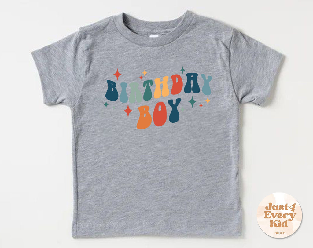 Retro Birthday Boy Shirt – Toddler Birthday Tee
