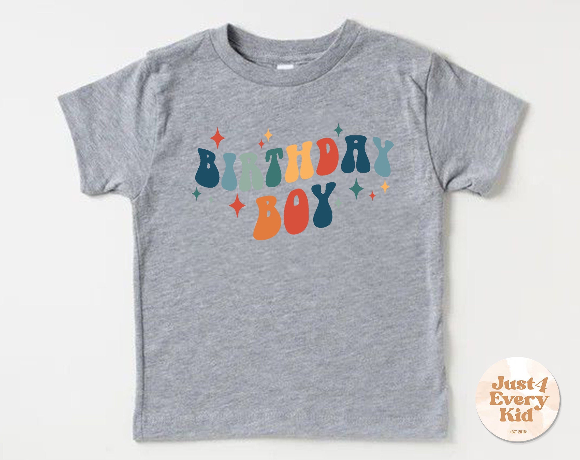 Retro Birthday Boy Shirt – Toddler Birthday Tee
