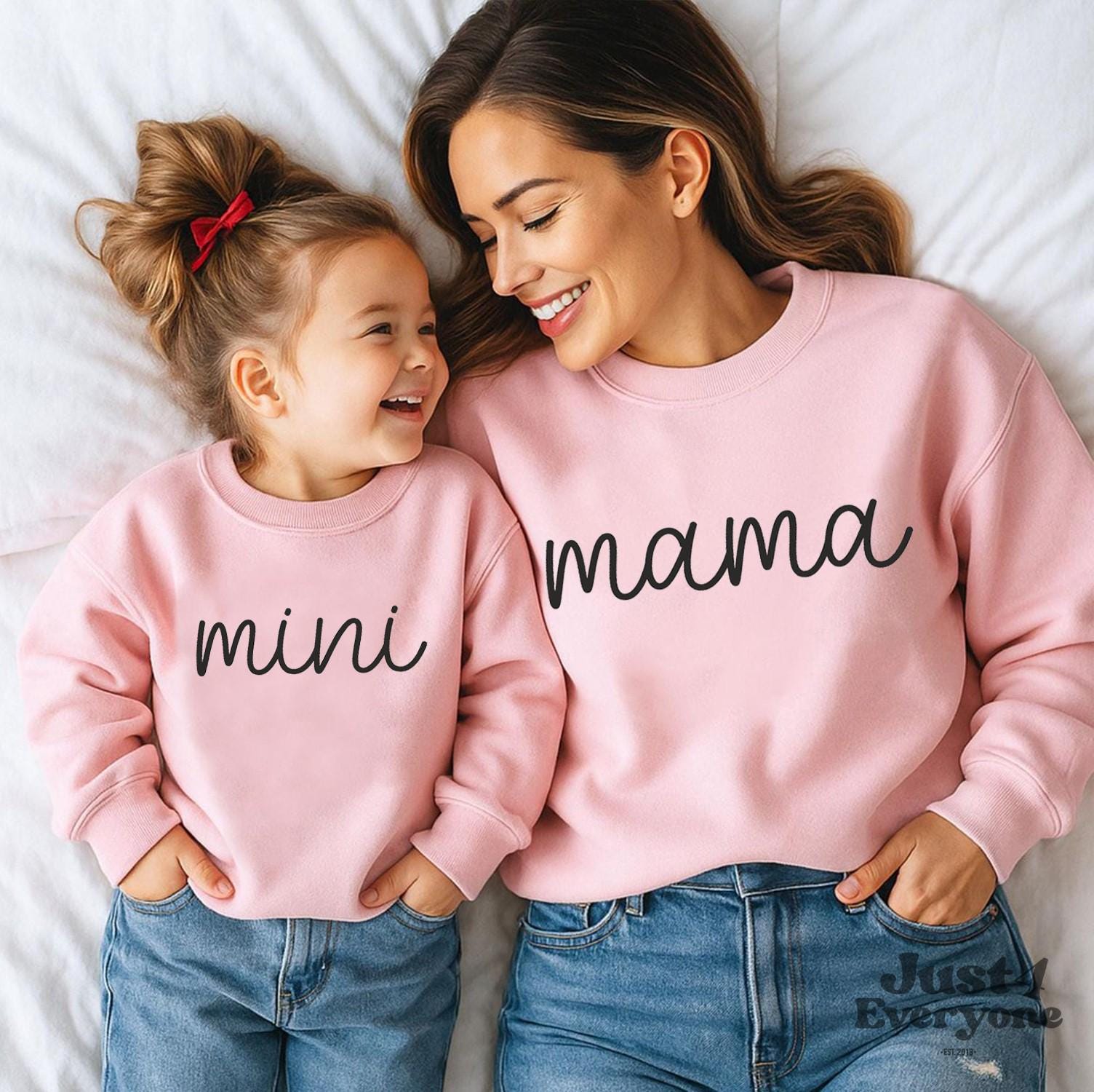 Mommy and Me Outfits, Mom and Me Sweatshirts, Mama and Mini Matching Pullover Sweatshirts, Mama & Mini Sweatshirt, Mom Daughter  Sweater