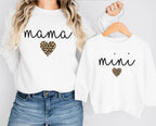 Mommy and Me Outfits, Mom and Me Sweatshirts, Mama and Mini Matching Pullover Sweatshirts, Mama & Mini Sweatshirt, Mom Daughter  Sweater