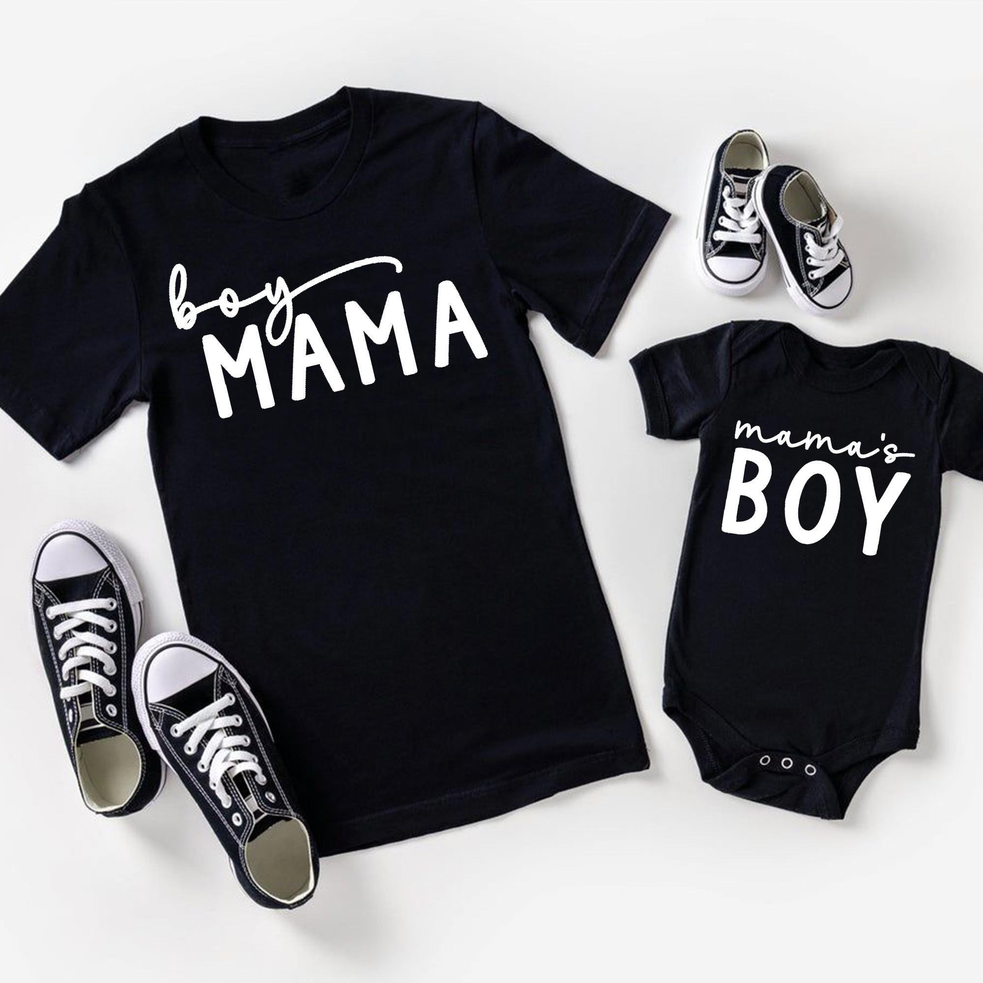 Mama's boy, Boy Mama, Mama and Me Matching Shirts, Mom and Son Shirt, Mommy and Me Shirt Set, Mama and Me Set, Matching Mommy & Baby Shirts