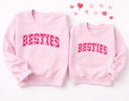Matching Besties Sweatshirts, Mom and Daughter Besties Shirts, Best Friends Matching Outfits, Adult and Kid Besties Set
