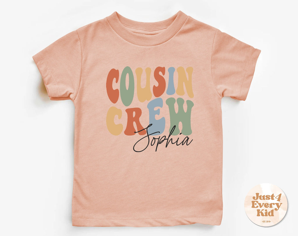 Custom Cousin Crew Shirt – Personalized Kids Family Reunion Tee