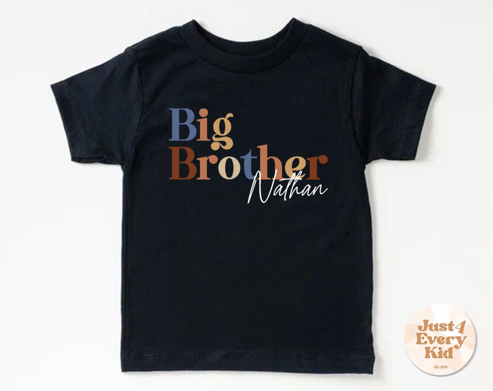 Big Brother Shirt – Personalized Sibling Pregnancy Reveal Tee
