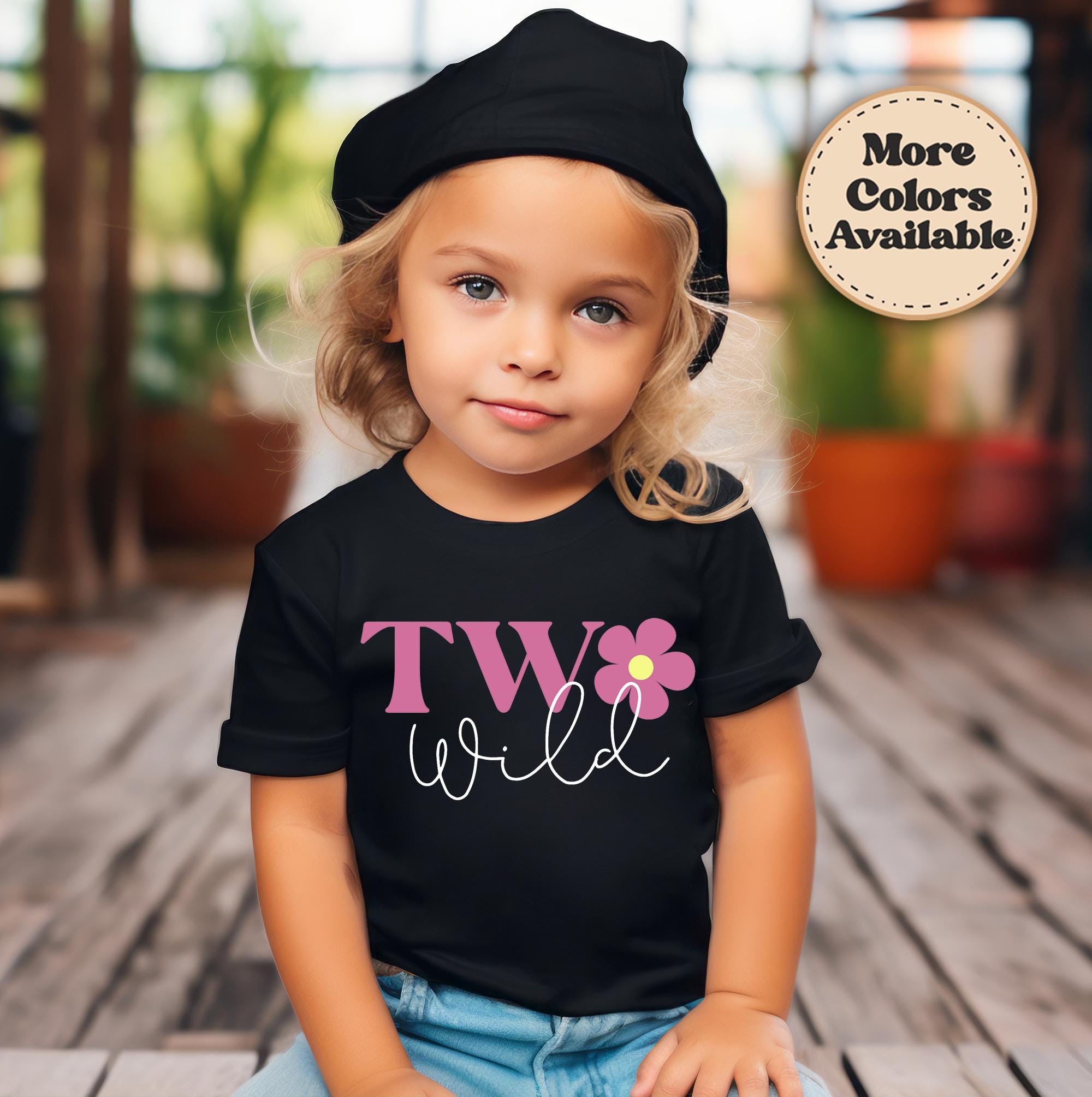 Two Wild 2nd Birthday Shirt – Toddler Girl Birthday Tee