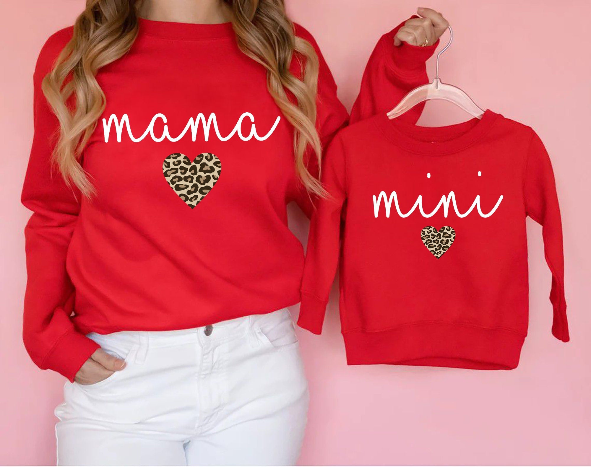 Mommy and Me Outfits, Mom and Me Sweatshirts, Mama and Mini Matching Pullover Sweatshirts, Mama & Mini Sweatshirt, Mom Daughter  Sweater