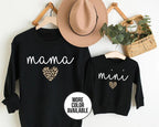 Mommy and Me Outfits, Mom and Me Sweatshirts, Mama and Mini Matching Pullover Sweatshirts, Mama & Mini Sweatshirt, Mom Daughter  Sweater