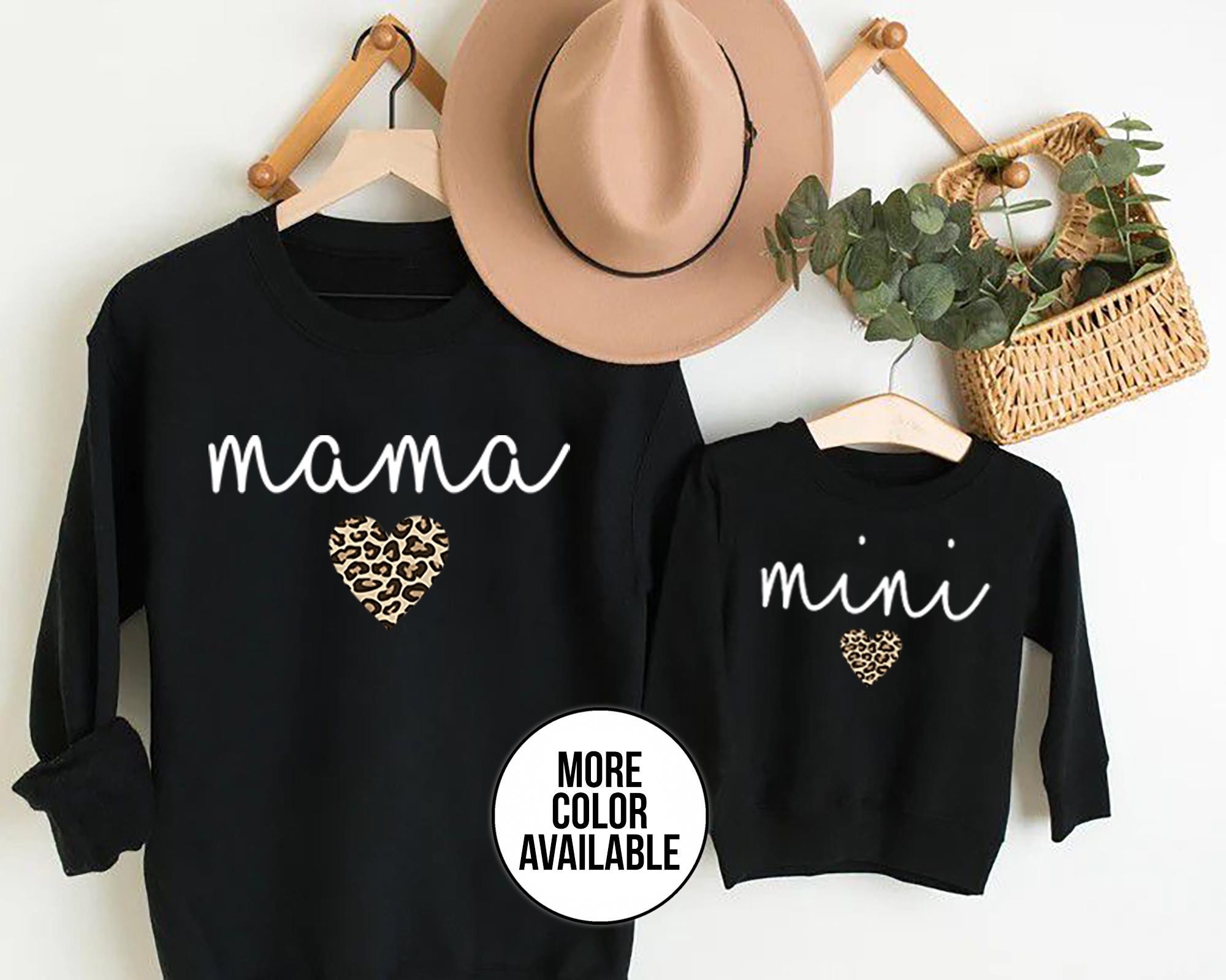 Mommy and Me Outfits, Mom and Me Sweatshirts, Mama and Mini Matching Pullover Sweatshirts, Mama & Mini Sweatshirt, Mom Daughter  Sweater