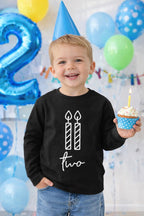 2nd Birthday Long Sleeve Shirt – Toddler Birthday Tee