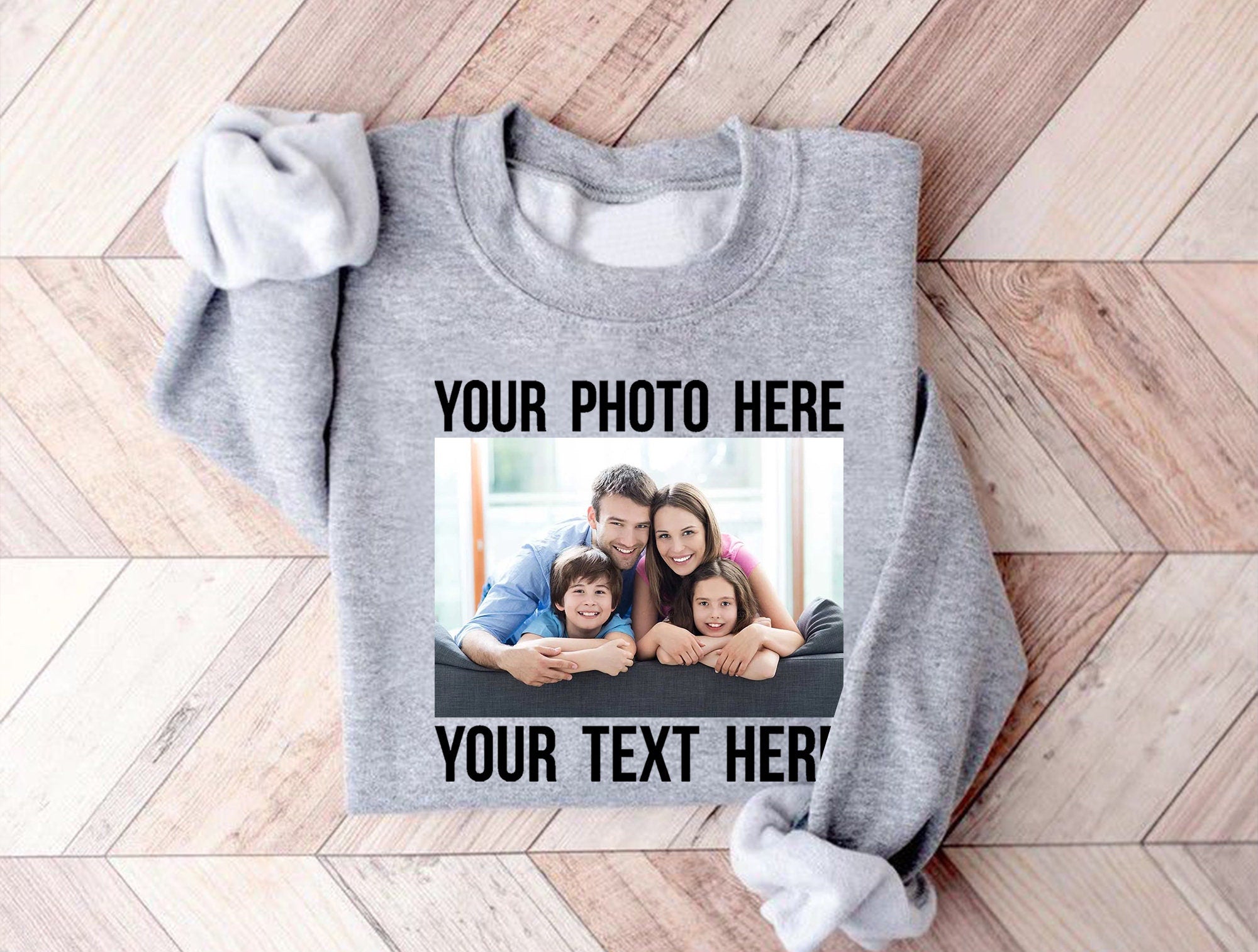Custom Photo T-Shirt / Sweatshirt – Upload Your Photo
