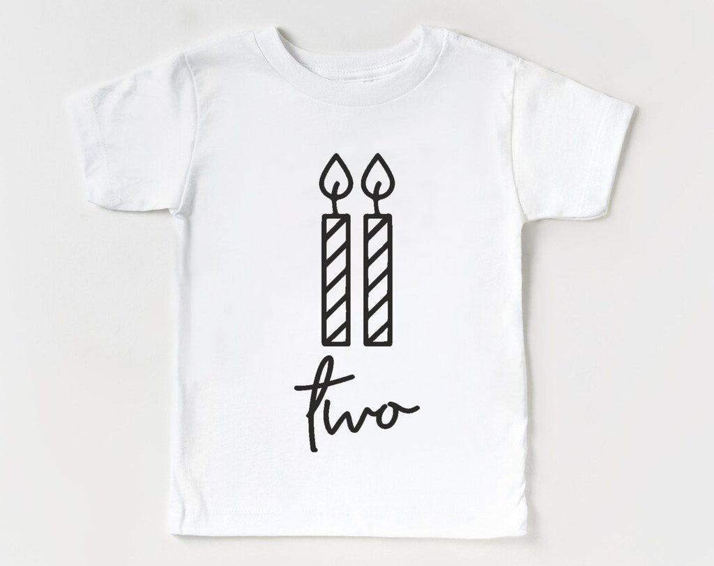Two 2nd Birthday Shirt – Toddler Birthday Tee