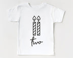 Two 2nd Birthday Shirt – Toddler Birthday Tee