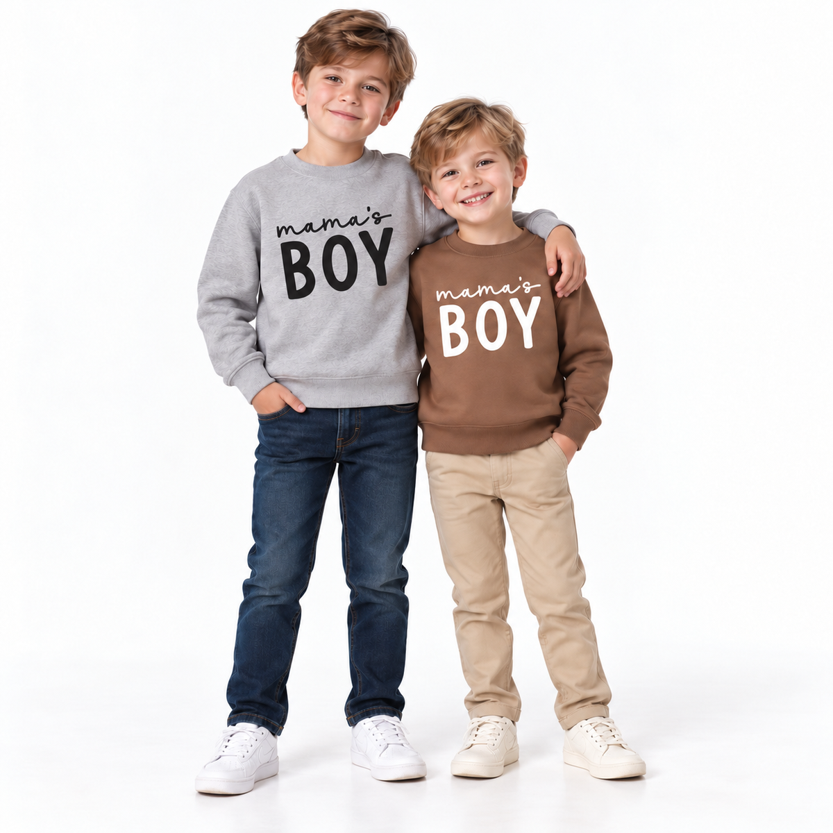 Boy Mama & Mama’s Boy Matching Sweatshirts