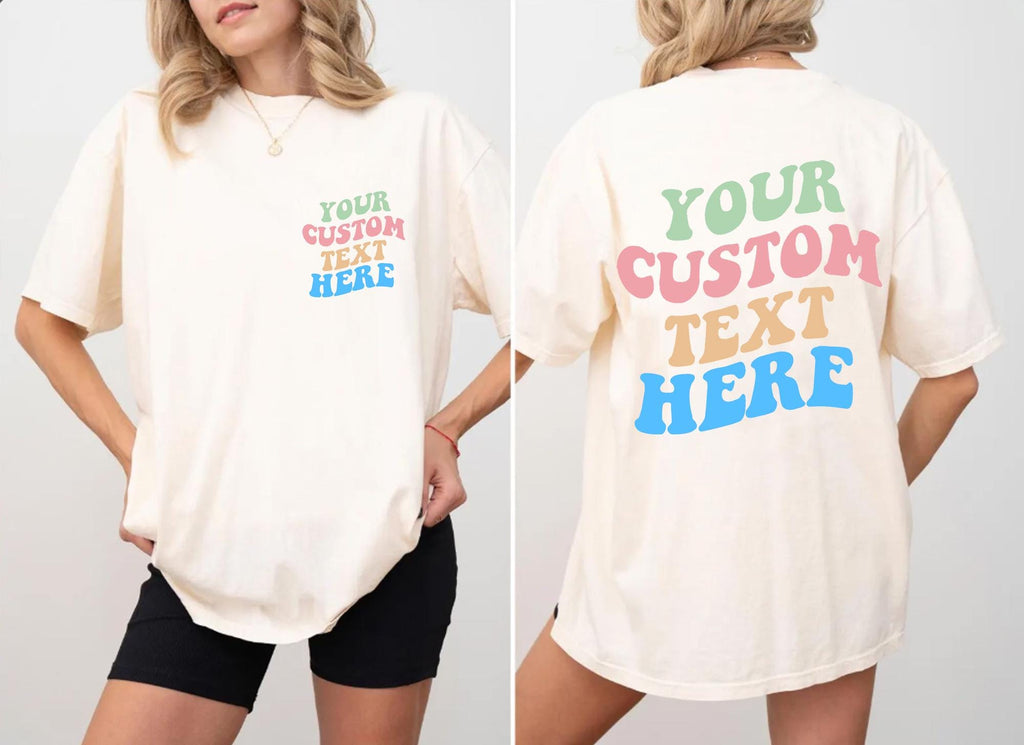 Your Custom Text Here On Back Sweatshirt/Hoodie, hoodies for women aesthetic , Custom Text Aesthetic Hoodie, Hoodie With Words On Back