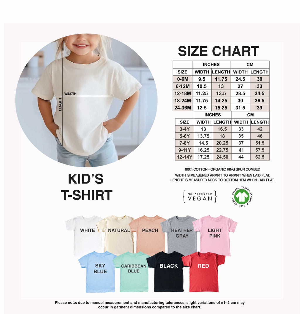 Personalized Custom Text T-Shirt or Baby Bodysuit – Choose Font & Color, Custom Name or Word Shirt