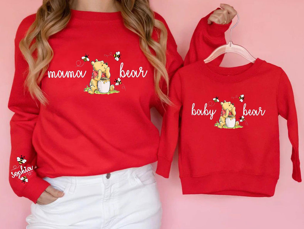 Mama Bear Sweatshirt, Baby Bear Sweatshirt, Mom Sweatshirt, Mommy and Me Outfits, Mom and Me Sweatshirts, Mama & Mini Sweatshirts
