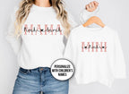 Mama & Mini Matching Shirts Valentine’s Day, Personalized Name Mom and Child Set, Custom Family Outfits, Mommy and Me Sweaters