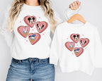 Matching Mommy and Me Valentine Day, Mama Valentine Sweatshirt Gift, Matching Mommy and Me Outfit, Valentines Day Shirts Mom Baby
