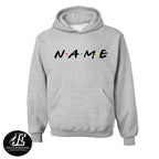 Custom Hoodie, Personalised Hooded Sweatshirt, Bespoke Hoodie, Custom Text Hoodie, Friends Tv Show, Personalized Gifts, Christmas Gifts