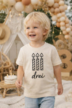 three birthday shirt toddler drei geburtstag