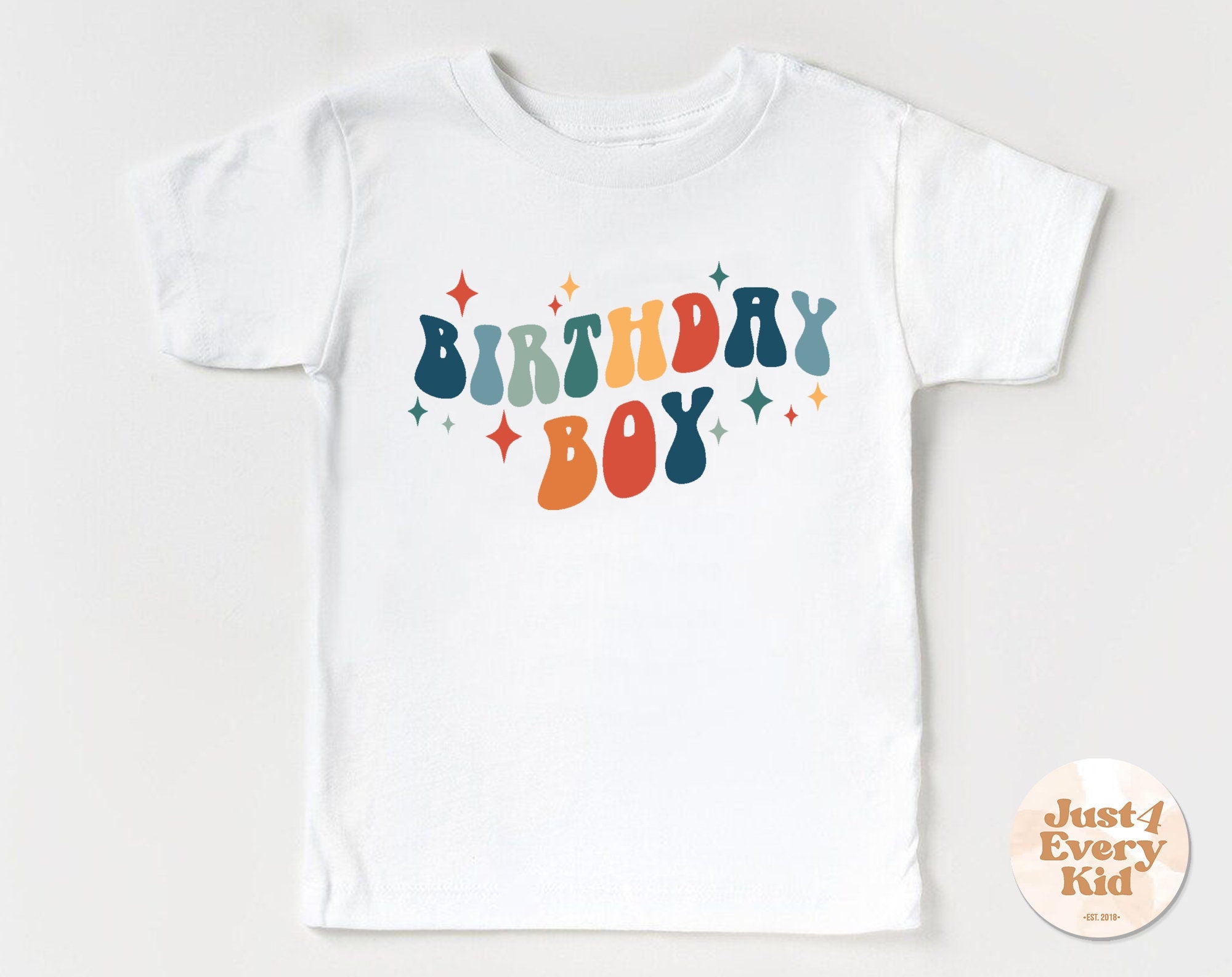 Retro Birthday Boy Shirt – Toddler Birthday Tee