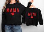Mommy and Me Outfits, Mom and Me Sweatshirts, Mama and Mini Matching Pullover Sweatshirts, Mama & Mini Sweatshirt, Mom Daughter Sweater