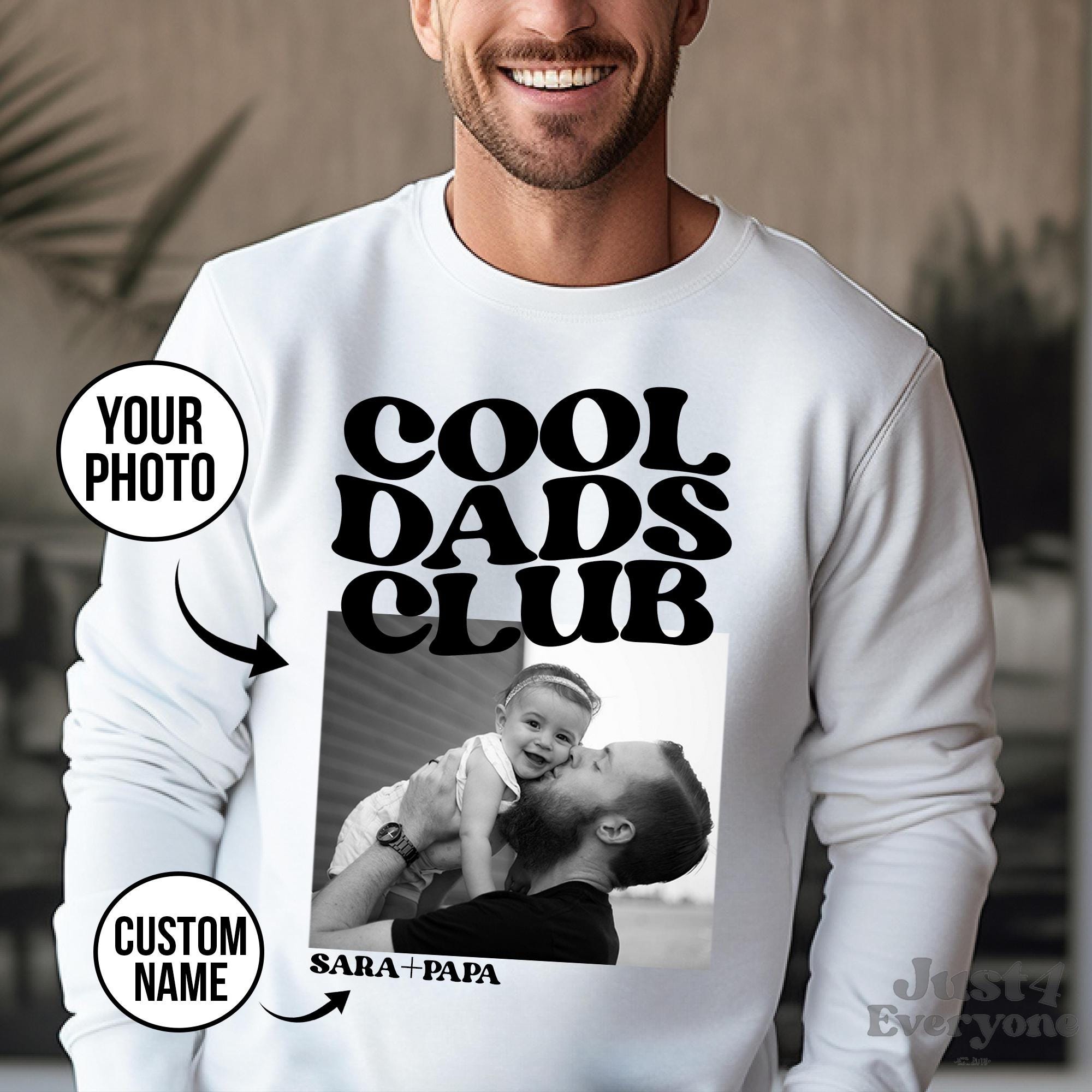 Cool Dads Club Shirt, Papa Sweatshirt Personalised With Name, Father T-Shirt Gift, Expecting Dad Announcement Tee, Father’s Day Hoodie