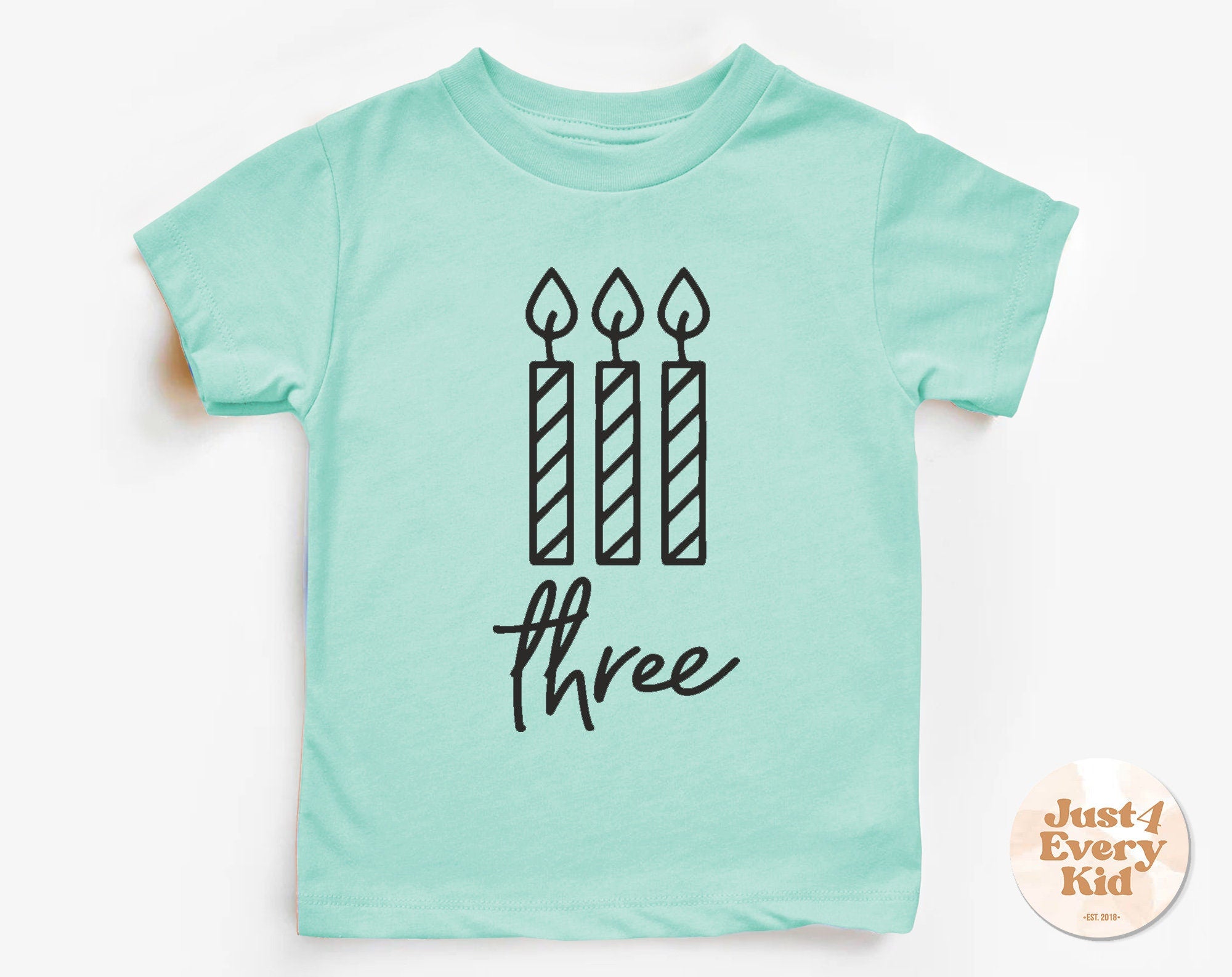 3rd Birthday Shirt – Three Toddler Birthday Tee