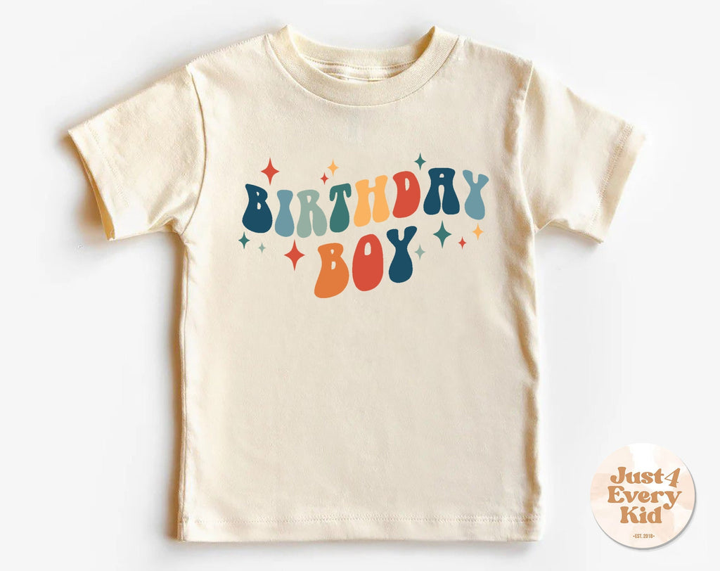 Retro Birthday Boy Shirt – Toddler Birthday Tee
