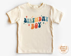 Retro Birthday Boy Shirt – Toddler Birthday Tee
