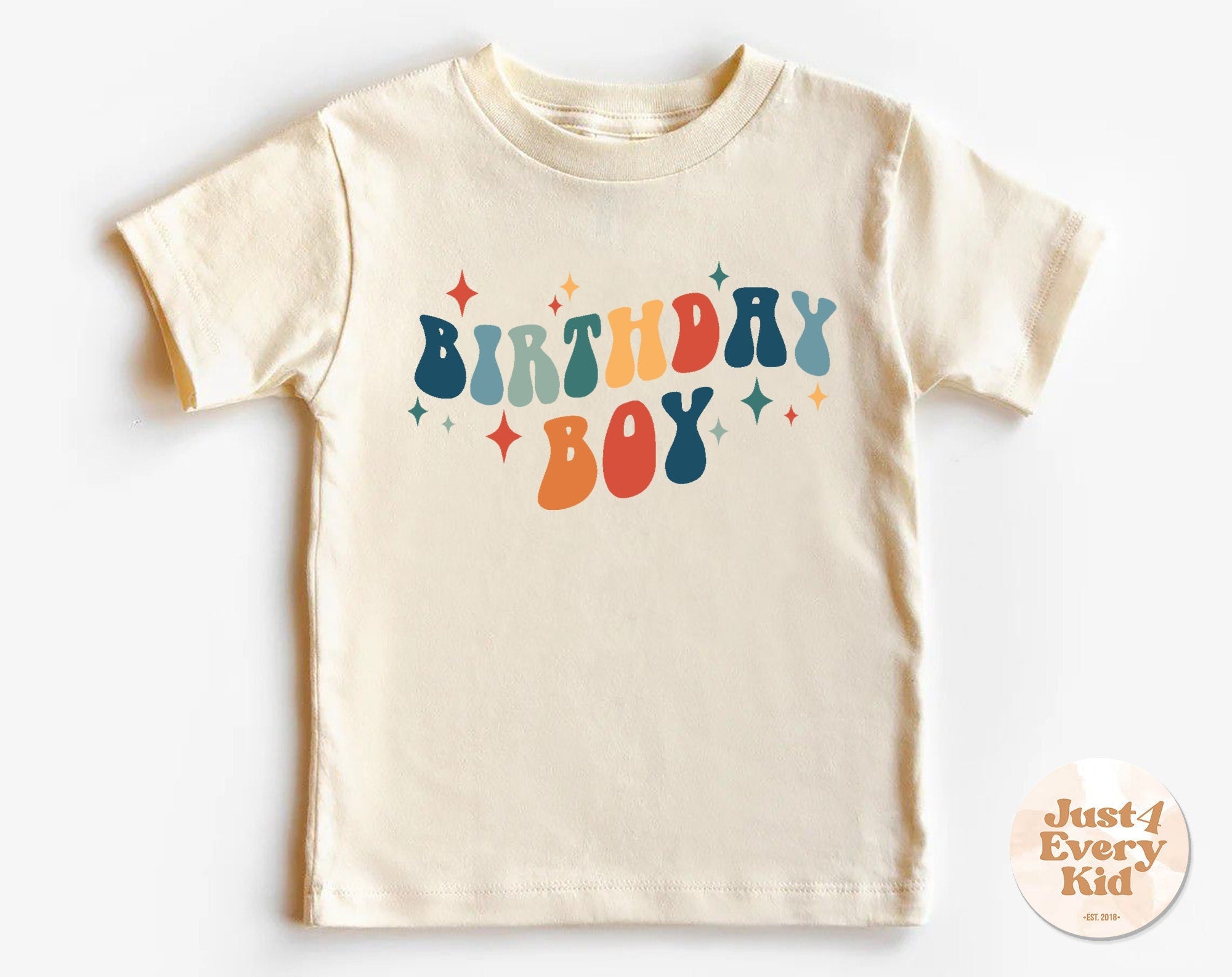 Retro Birthday Boy Shirt – Toddler Birthday Tee