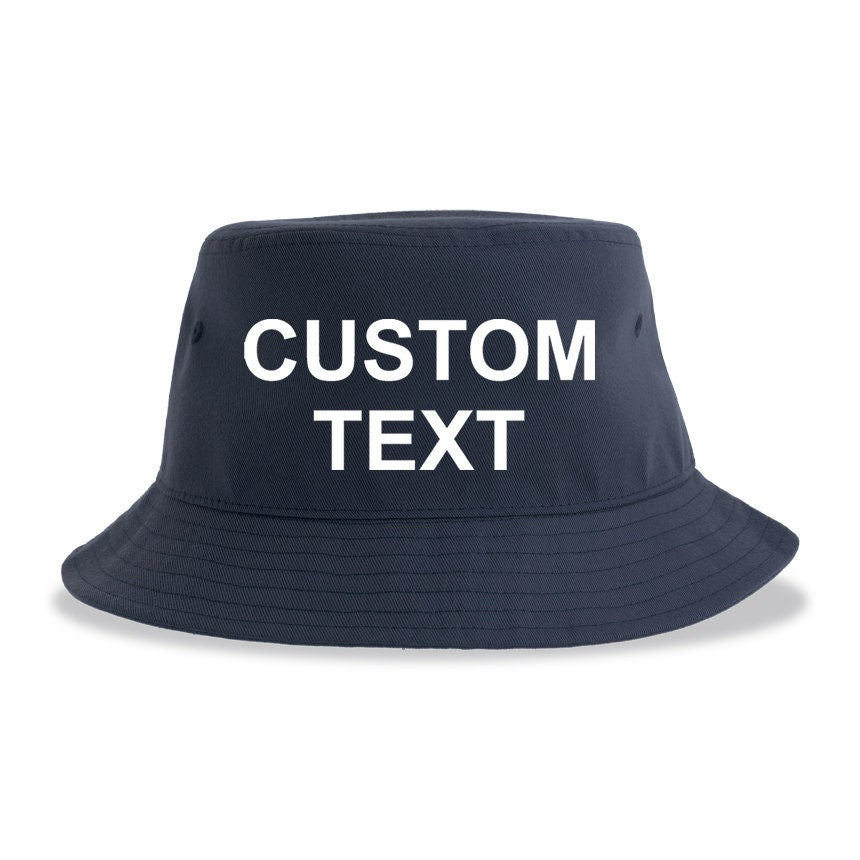 Custom Bucket Hat: Personalized Logo or Text, Unisex Summer Hat