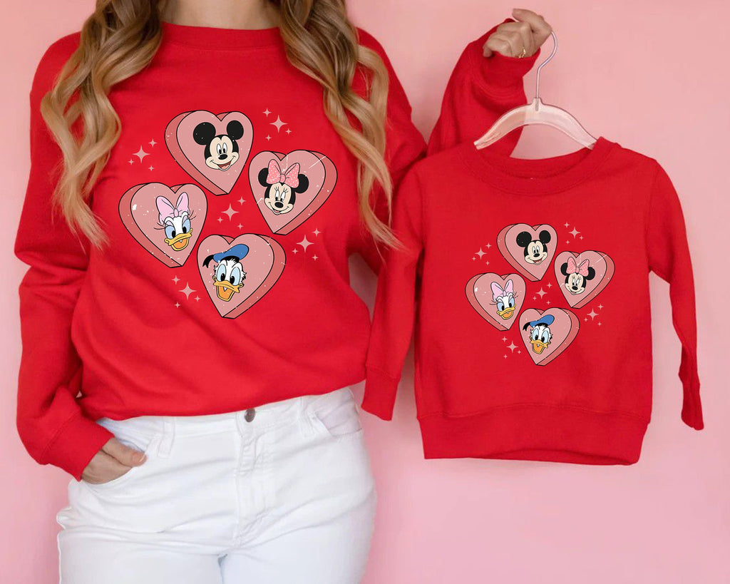 Matching Mommy and Me Valentine Day, Mama Valentine Sweatshirt Gift, Matching Mommy and Me Outfit, Valentines Day Shirts Mom Baby