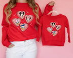 Matching Mommy and Me Valentine Day, Mama Valentine Sweatshirt Gift, Matching Mommy and Me Outfit, Valentines Day Shirts Mom Baby
