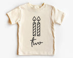Two 2nd Birthday Shirt – Toddler Birthday Tee
