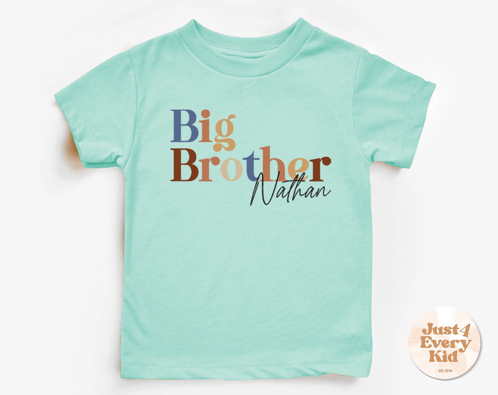 Big Brother Shirt – Personalized Sibling Pregnancy Reveal Tee