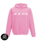 Custom Hoodie, Personalised Hooded Sweatshirt, Bespoke Hoodie, Custom Text Hoodie, Friends Tv Show, Personalized Gifts, Christmas Gifts