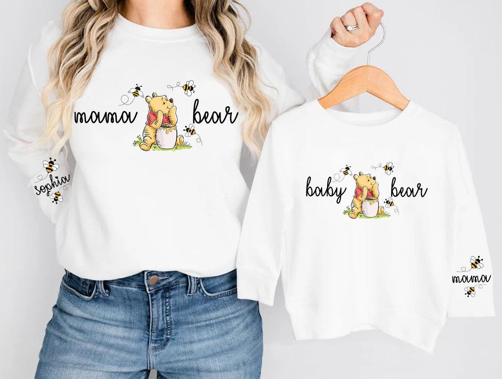 Mama Bear Sweatshirt, Baby Bear Sweatshirt, Mom Sweatshirt, Mommy and Me Outfits, Mom and Me Sweatshirts, Mama & Mini Sweatshirts