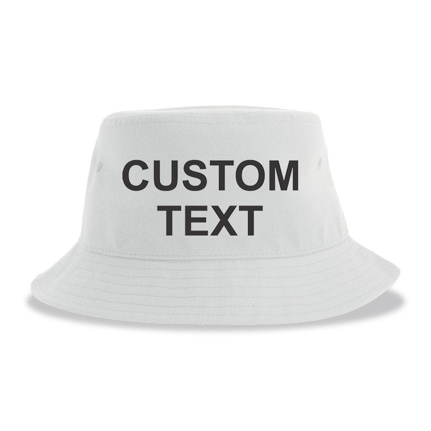 Custom Bucket Hat: Personalized Logo or Text, Unisex Summer Hat