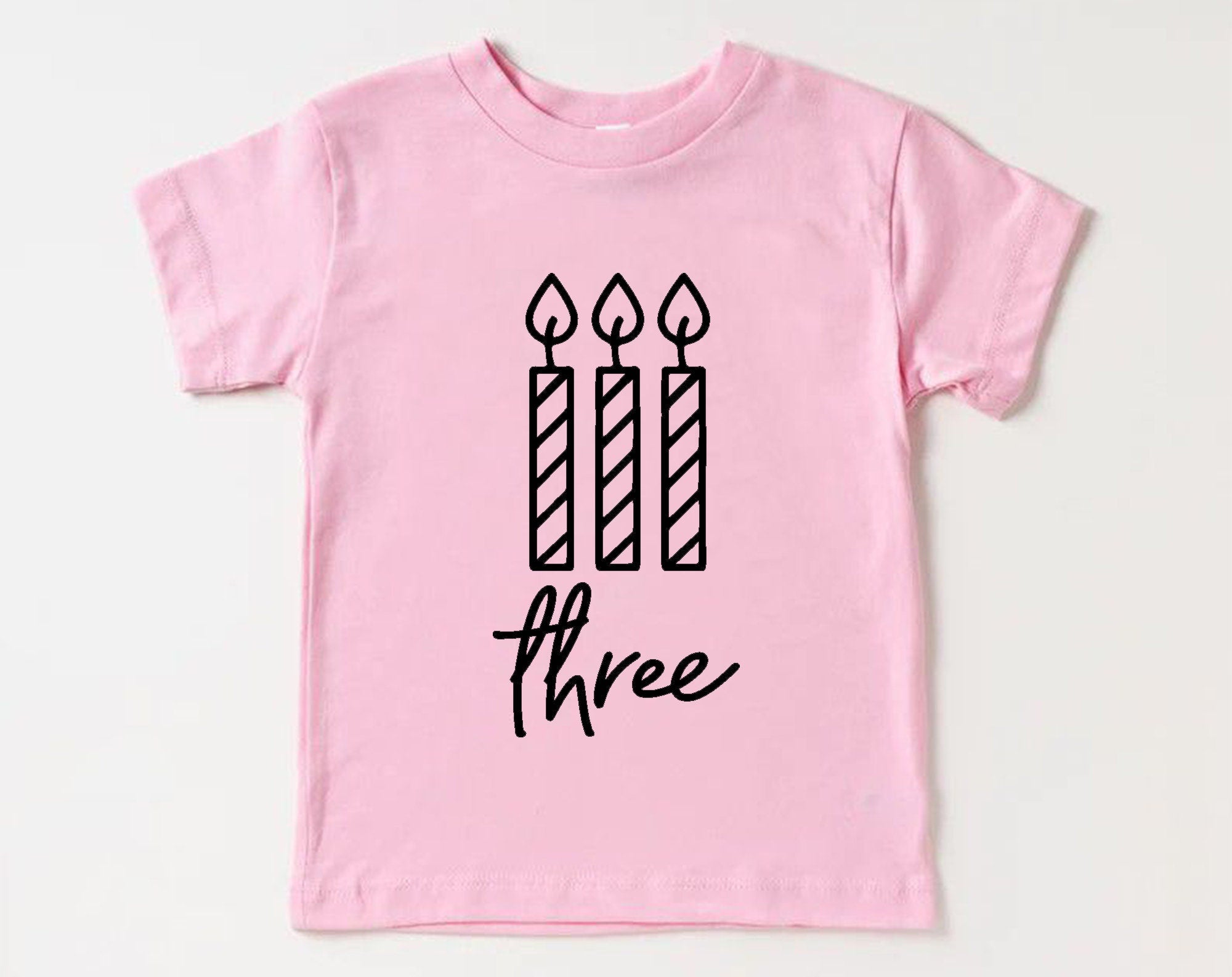 3rd Birthday Shirt – Three Toddler Birthday Tee