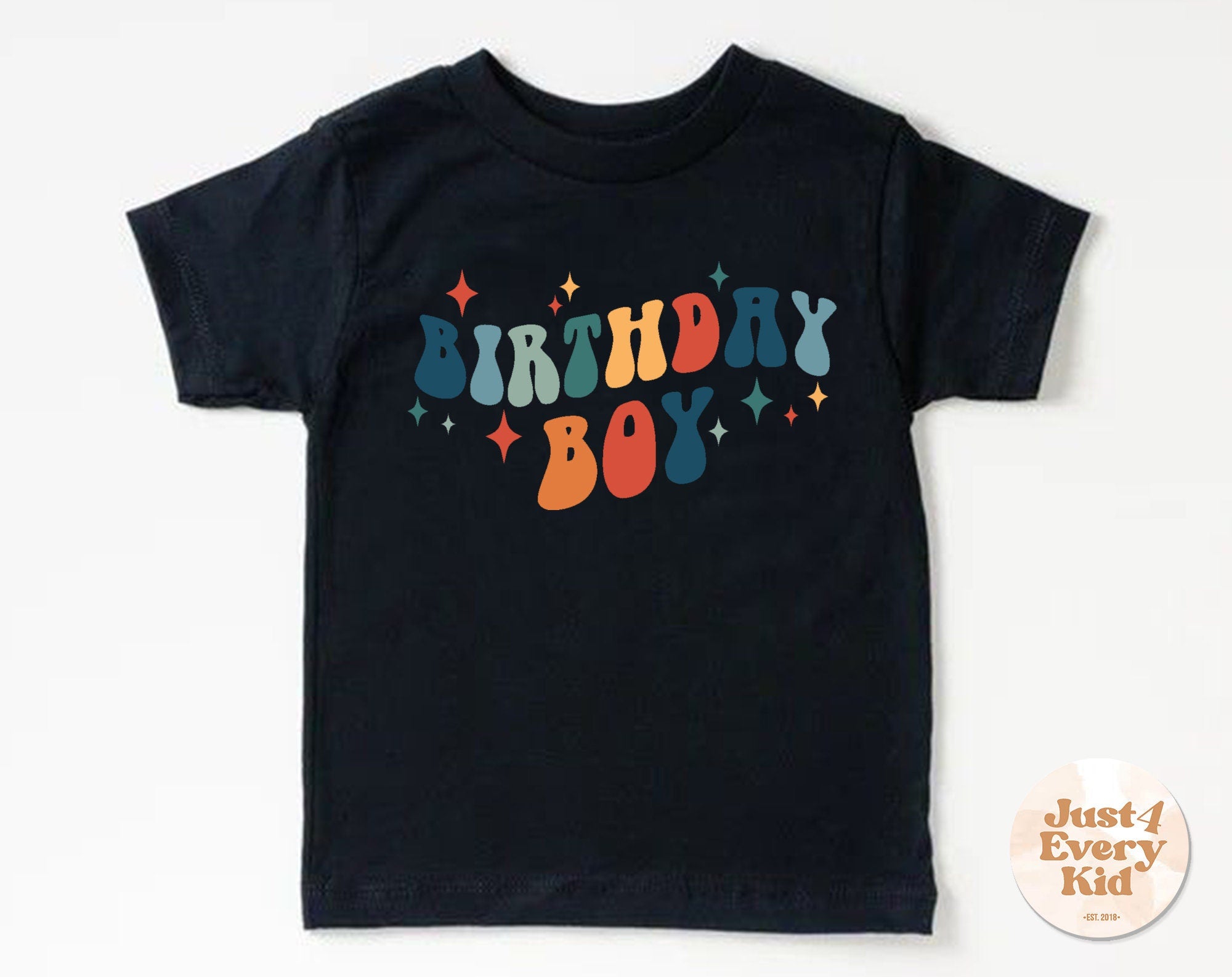 Retro Birthday Boy Shirt – Toddler Birthday Tee