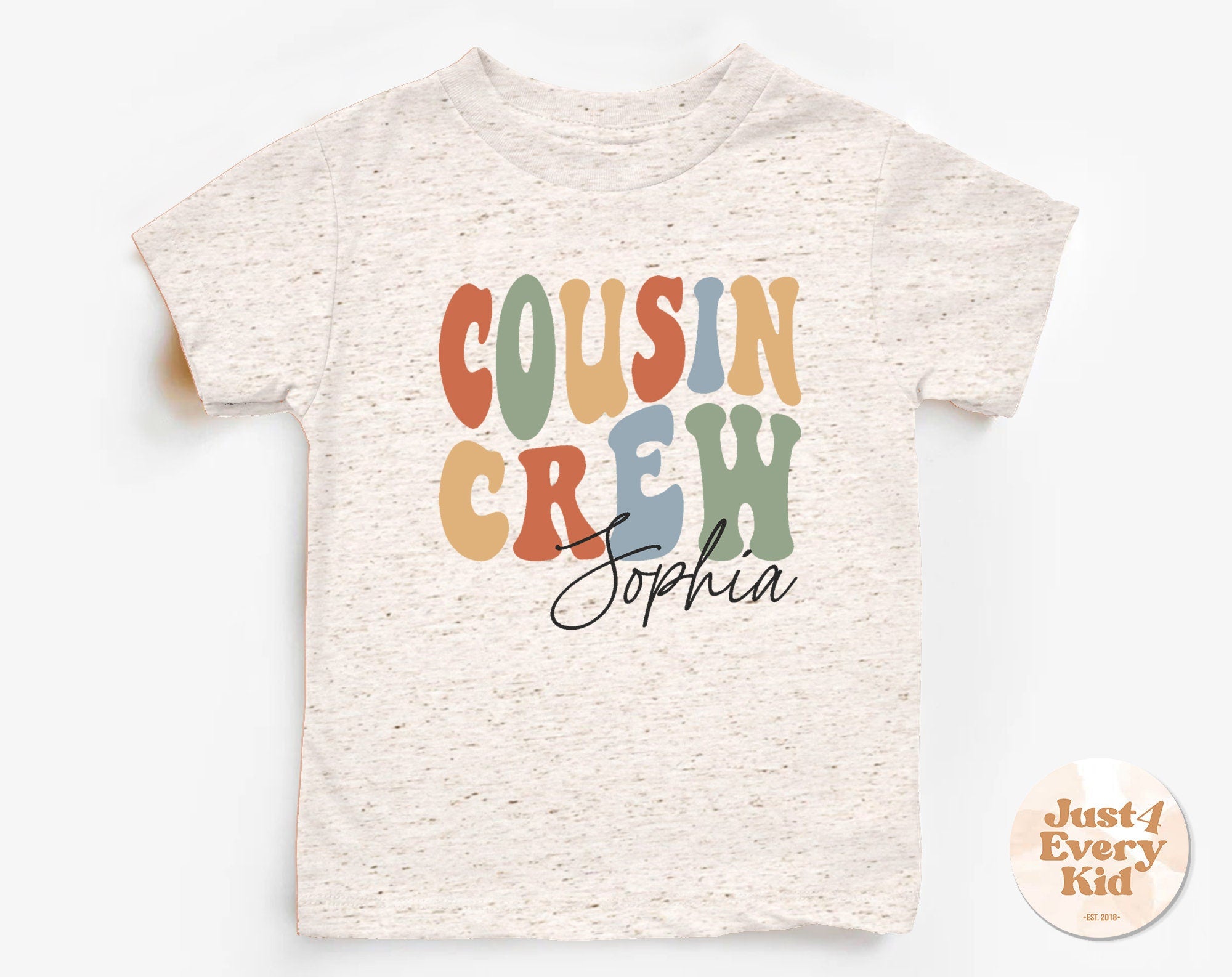 Custom Cousin Crew Shirt – Personalized Kids Family Reunion Tee
