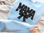 Mama And Mini Coquette Bow Sweatshirts, Mama and Mini Sweater, Matching Mom Daughter Outfit, Mother's Day Pullover, Birthday Gift for Mom