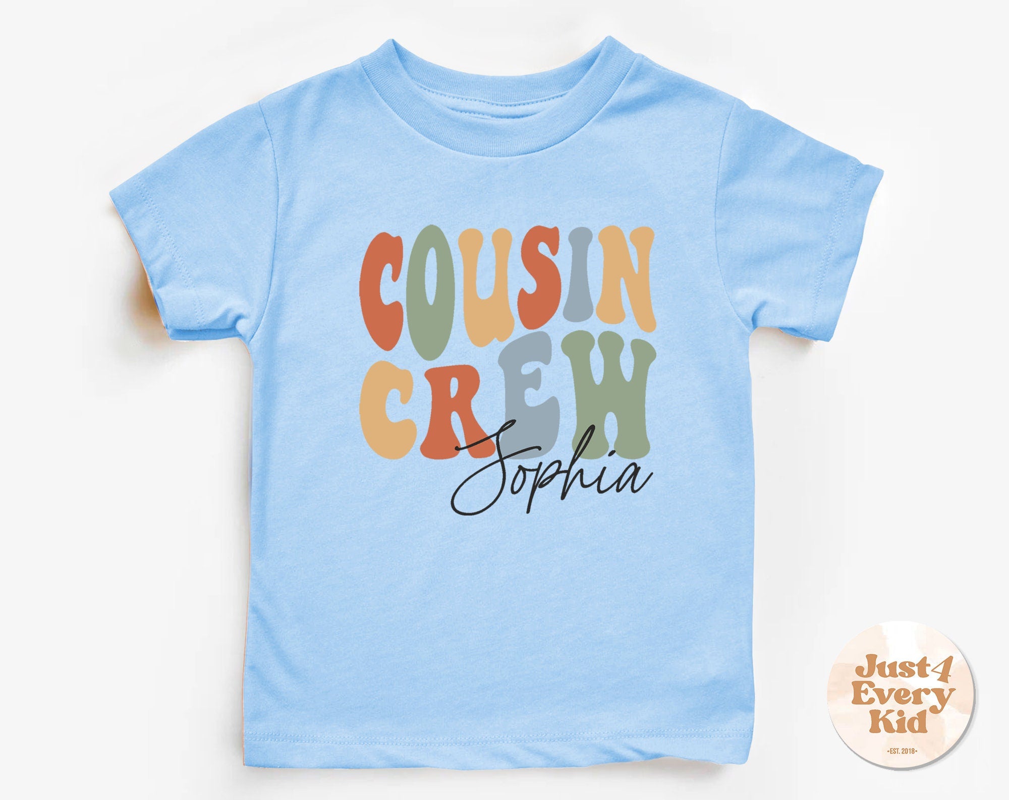Custom Cousin Crew Shirt – Personalized Kids Family Reunion Tee