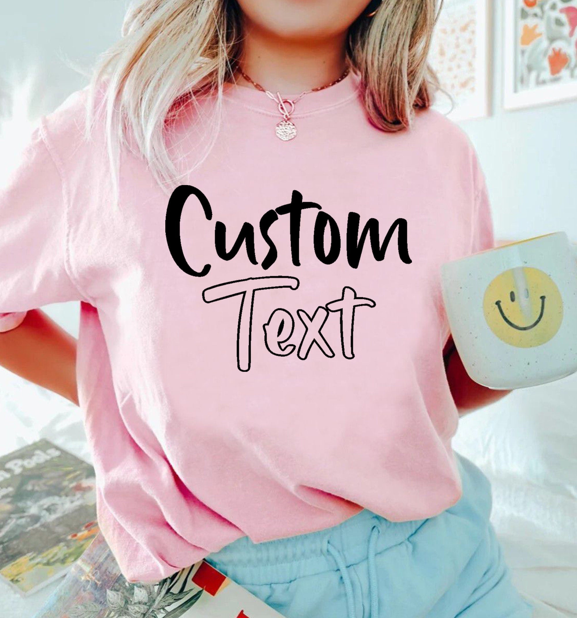Custom Shirt, Custom Text Shirt, Custom T-shirt, Personalized T-Shirt, Personalized Shirt, Custom Unisex Shirts, Custom Logo T-Shirts