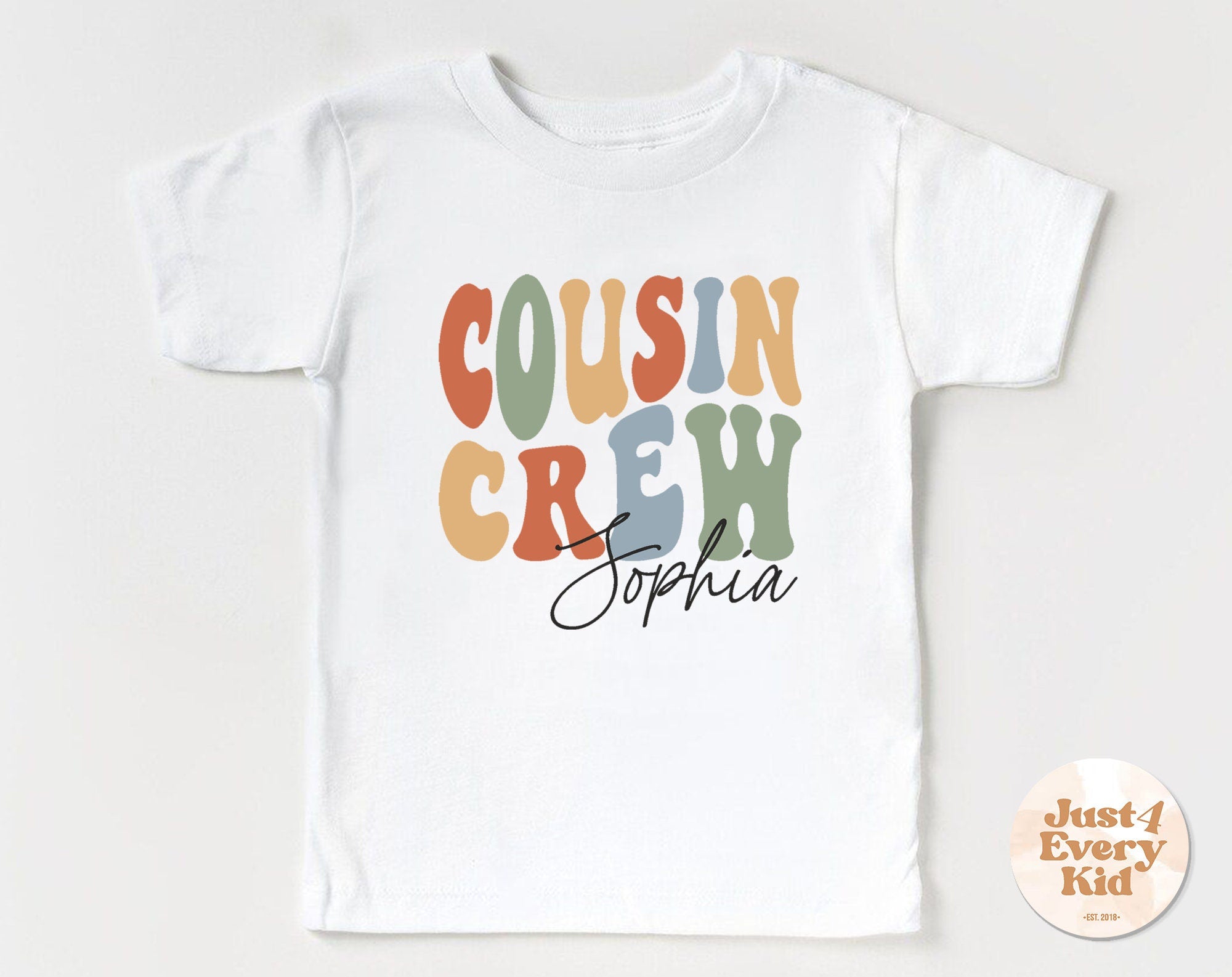 Custom Cousin Crew Shirt – Personalized Kids Family Reunion Tee