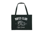 Wifey Club Custom Tote Bag, Wifey Gift, Mrs Tote Bag, Just Married Gift, Honeymoon Tote Bag, Newlywed Gift, New Wife Gift, Wedding Gift