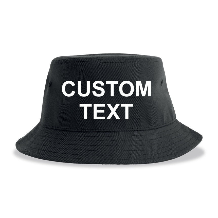 Custom Bucket Hat: Personalized Logo or Text, Unisex Summer Hat