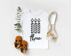 3rd Birthday Shirt – Three Toddler Birthday Tee