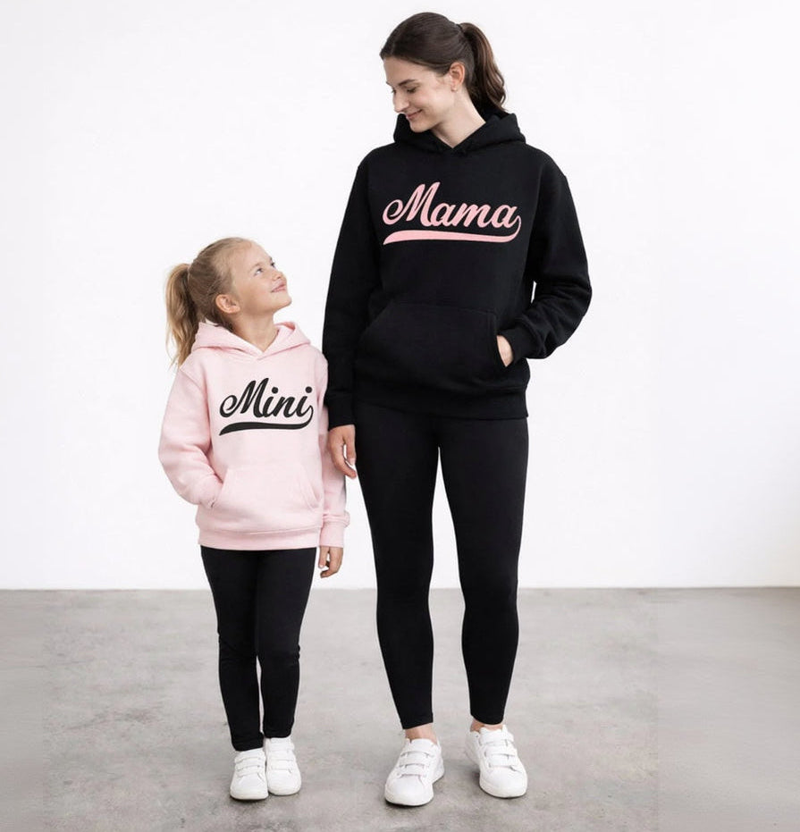 Mama and Mini Matching Hoodies, Mommy and Me Sweatshirts, Mom Daughter Outfit, Matching Family Hoodies, Mother’s Day Gift
